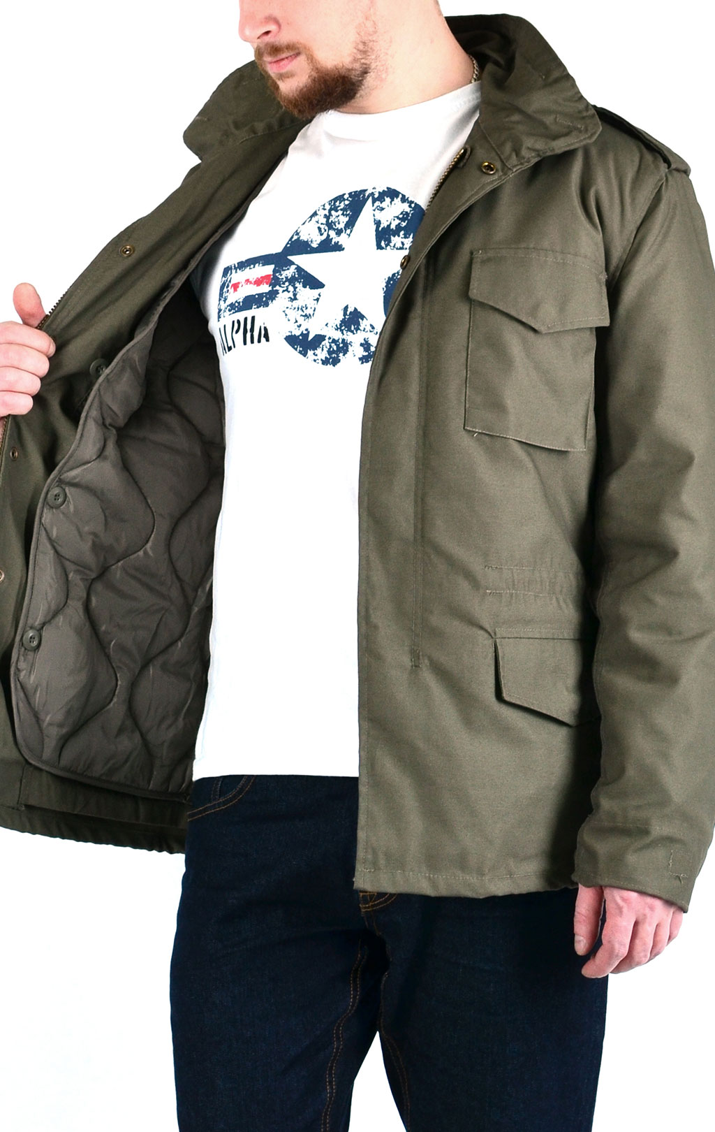 Куртка Surplus big size M-65 с подстёжкой olive 