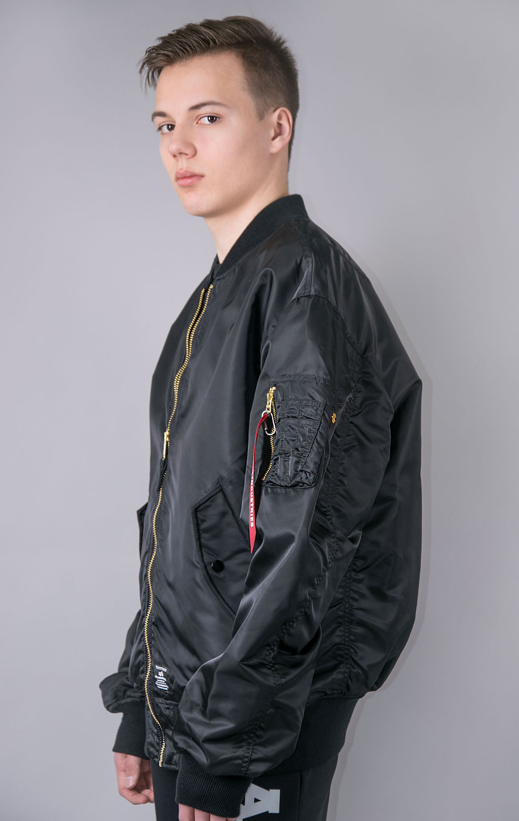 Ветровка ALPHA INDUSTRIES GEN-II FLIGHT JACKET L-2B SS 23 m black 