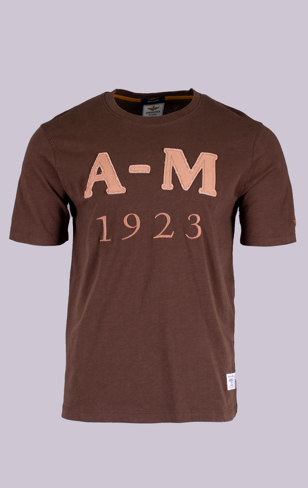 Футболка AERONAUTICA MILITARE SS 26/BD chestnut brown (TS 2526) 