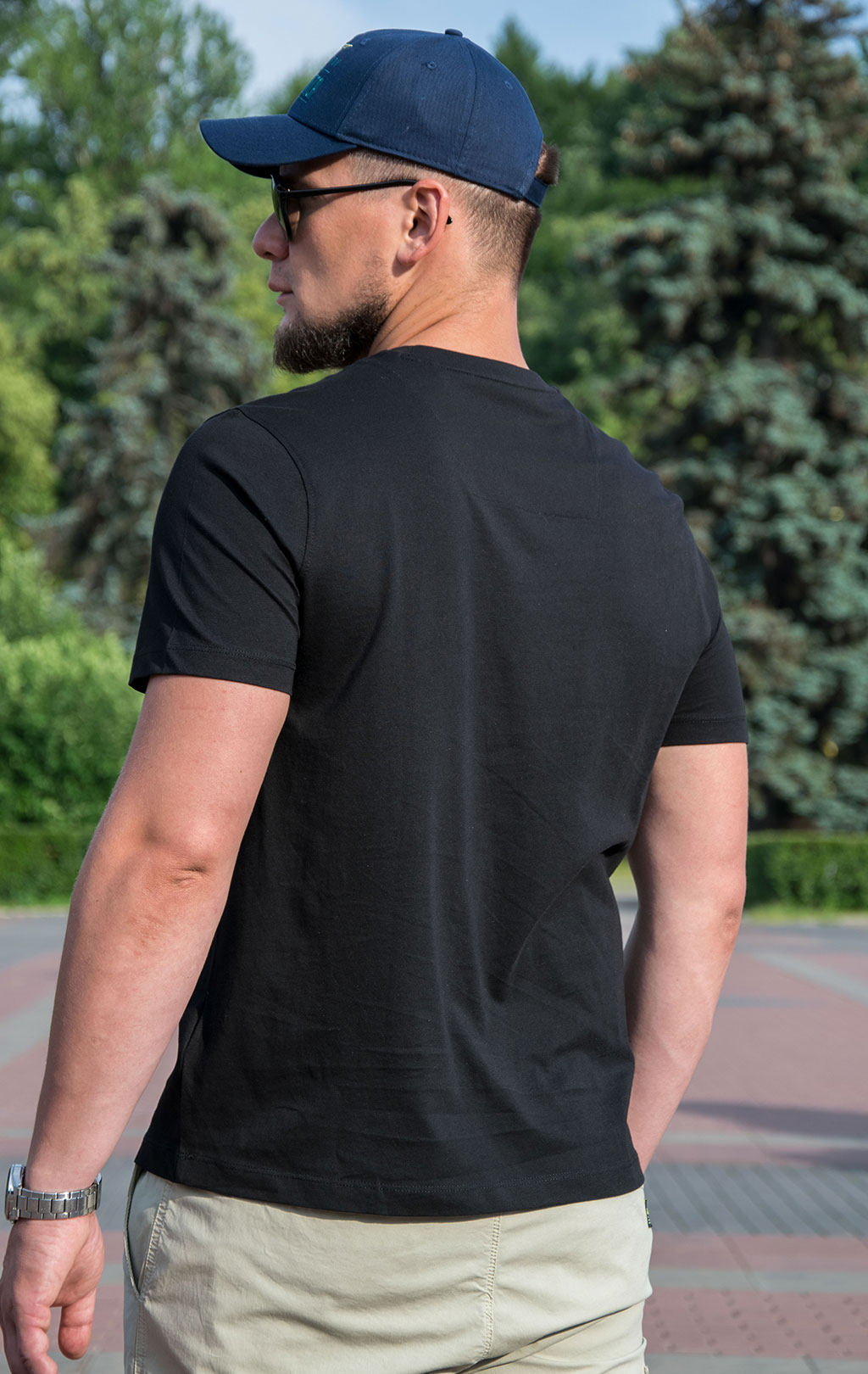 Футболка AERONAUTICA MILITARE SS 22/BD jet black (TS 1580) 