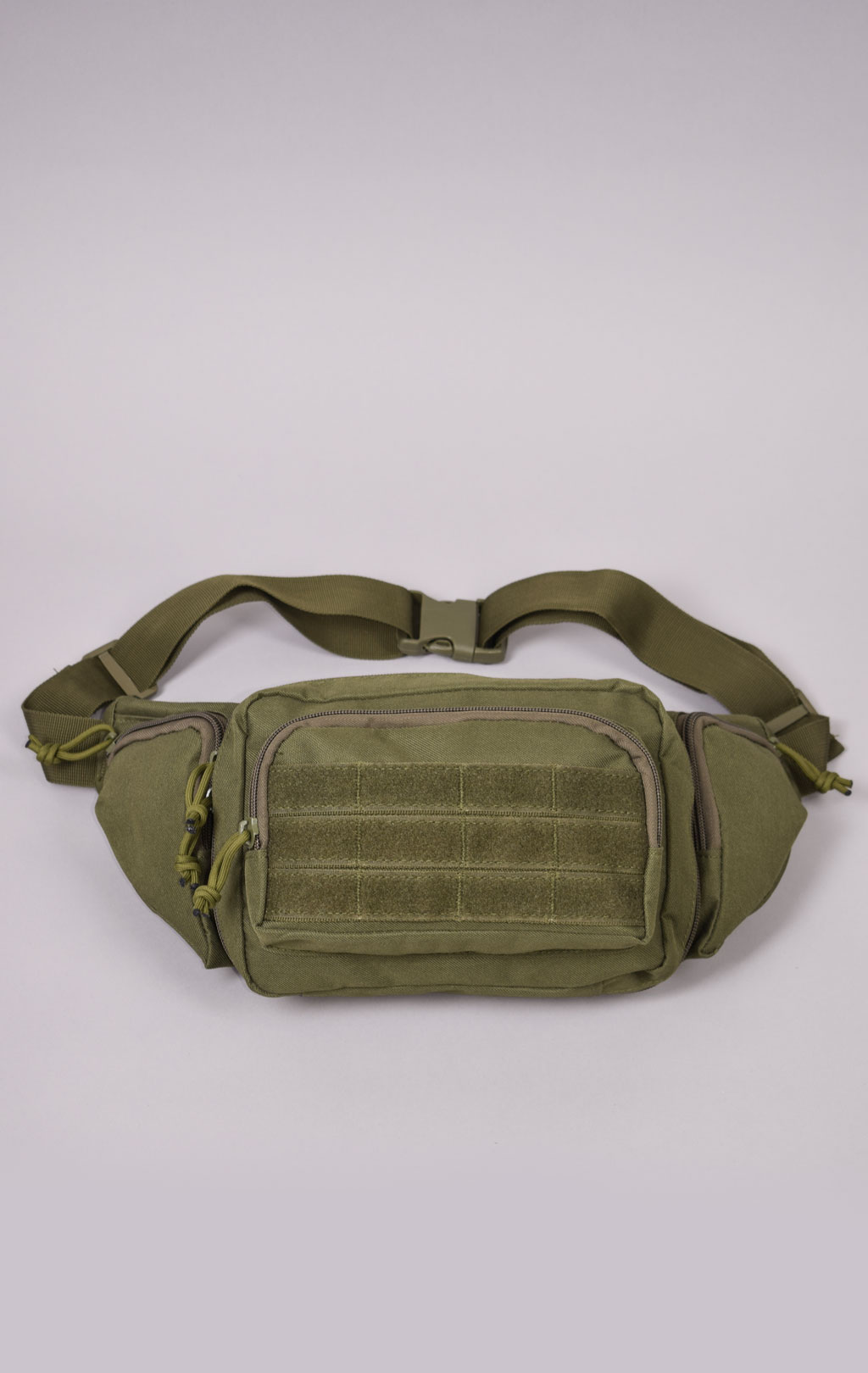 Сумка поясная тактическая SABADO MOLLE Velcro 20x110x15 green b-9038 