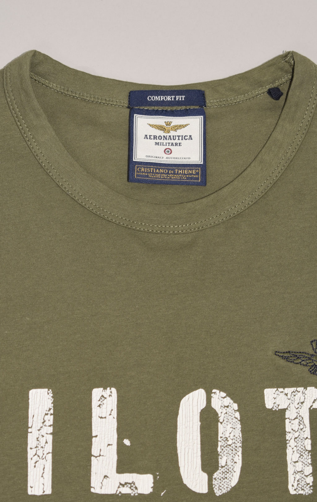 Футболка AERONAUTICA MILITARE SS 23/BD verde (TS 2092) 