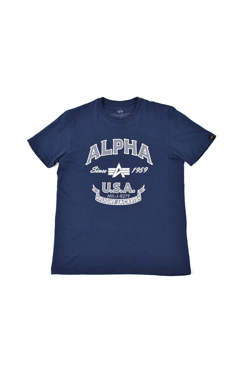 Футболка ALPHA INDUSTRIES ALPHA FJ new navy 