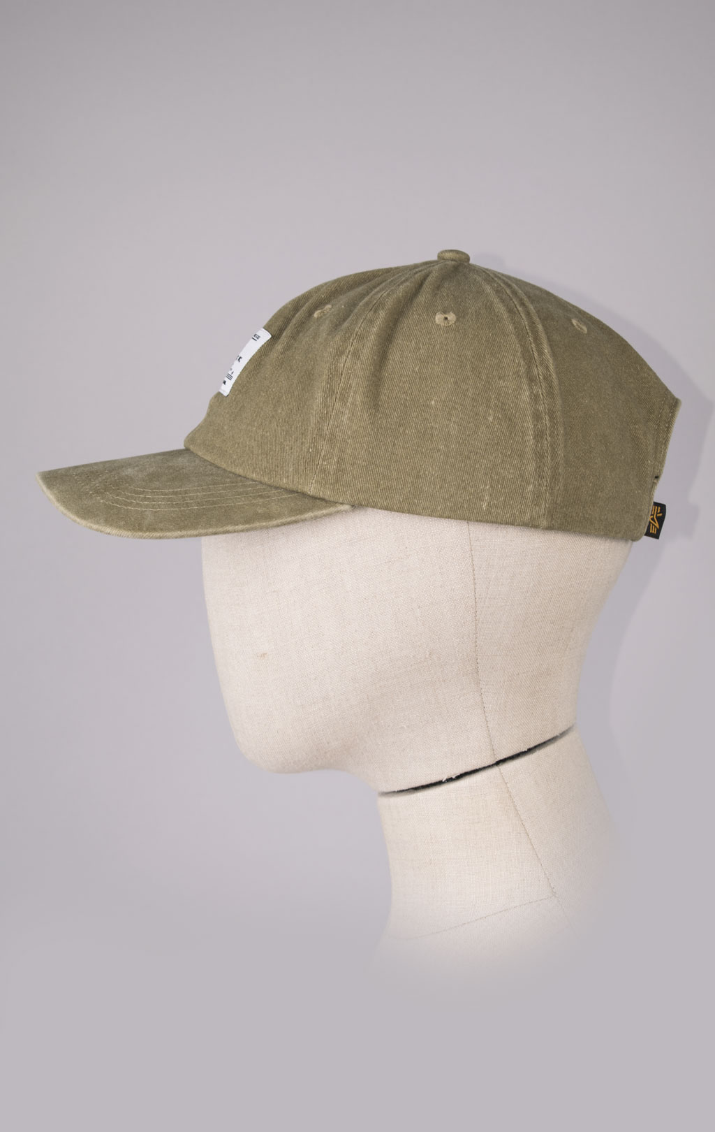 Бейсболка ALPHA INDUSTRIES BATTLEWASH CAP FW 23/24 olive 