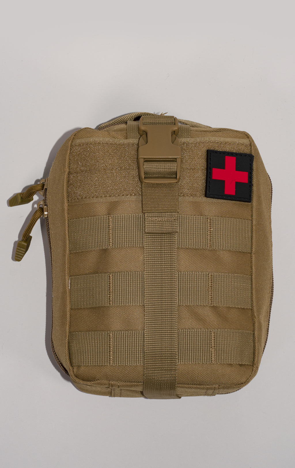 Подсумок медицинский FIRST AID KIT отрывной, с  нашивкой coyote PH-896 Китай