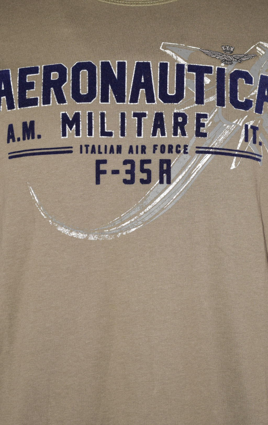 Лонгслив AERONAUTICA MILITARE FW 22/23/BD verde militare (TS 2009) 