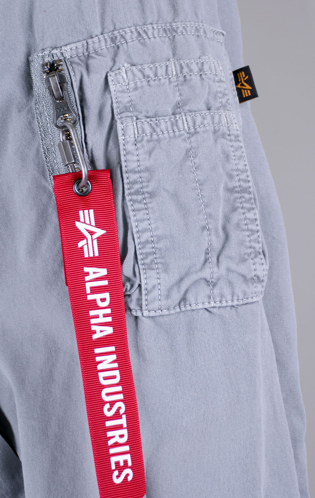 Бомбер-ветровка ALPHA INDUSTRIES US NAVY DECK HOOKED MOD JACKET SS 24 m aircraft gray 