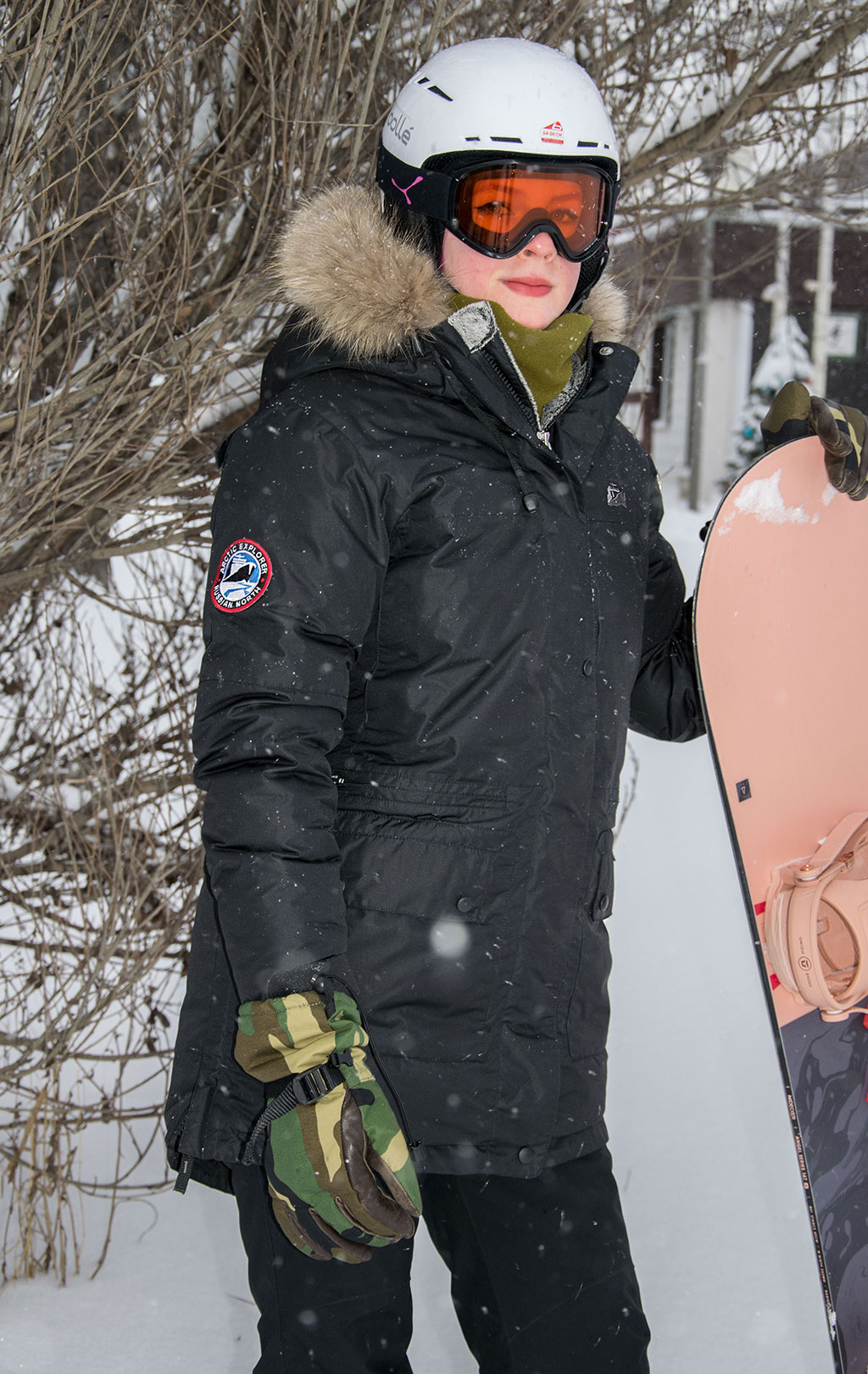 Женская аляска-пуховик ARCTIC EXPLORER POLARIS black hard 