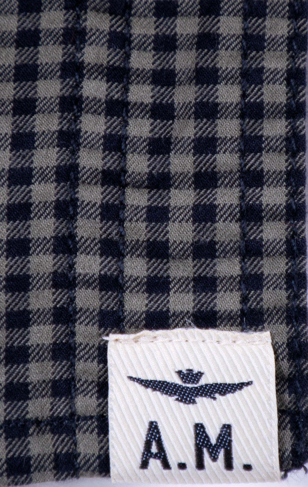 Рубашка AERONAUTICA MILITARE FW 26/27/IN green small checked (CA 1333) 