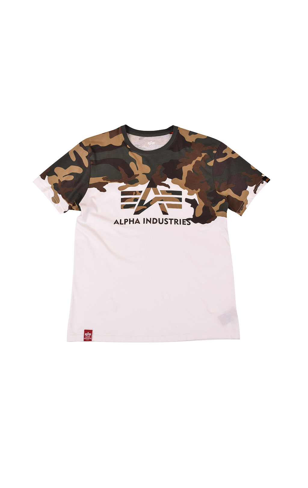 Футболка ALPHA INDUSTRIES LOST CAMO T camo woodland 