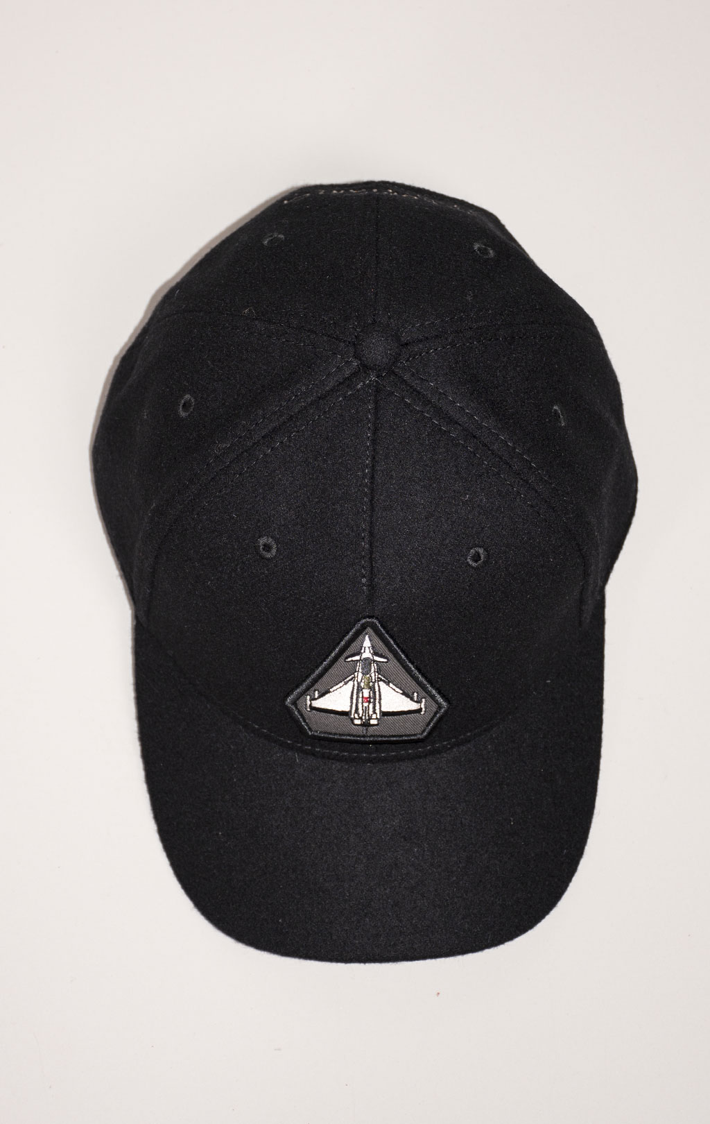 Бейсболка AERONAUTICA MILITARE шерсть FW 24/25/CN jet black (HA 1189) 