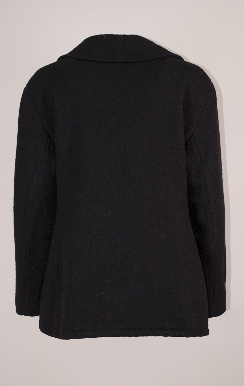 Бушлат морской армейский USN PEA COAT жен. PEACOAT шерсть100% black б/у США