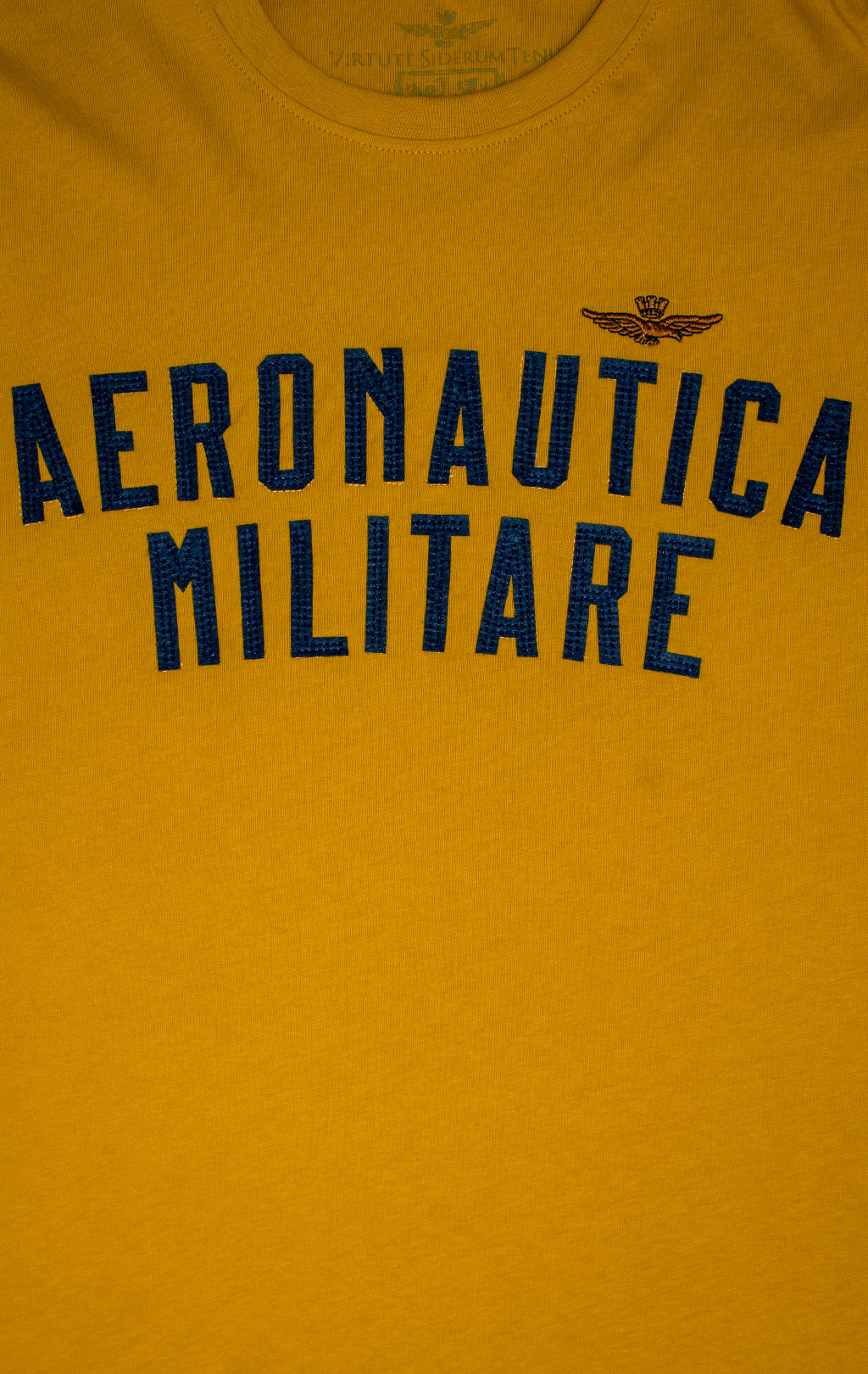 Футболка AERONAUTICA MILITARE FW 25/26/BD gold flake yellow (TS 2478) 