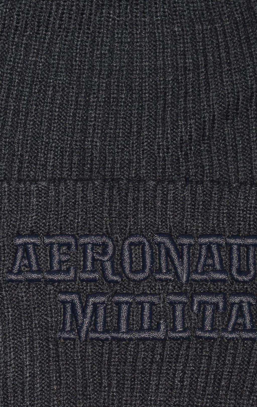 Шапка вязаная AERONAUTICA MILITARE FW 23/24/CN blue (CU 043)