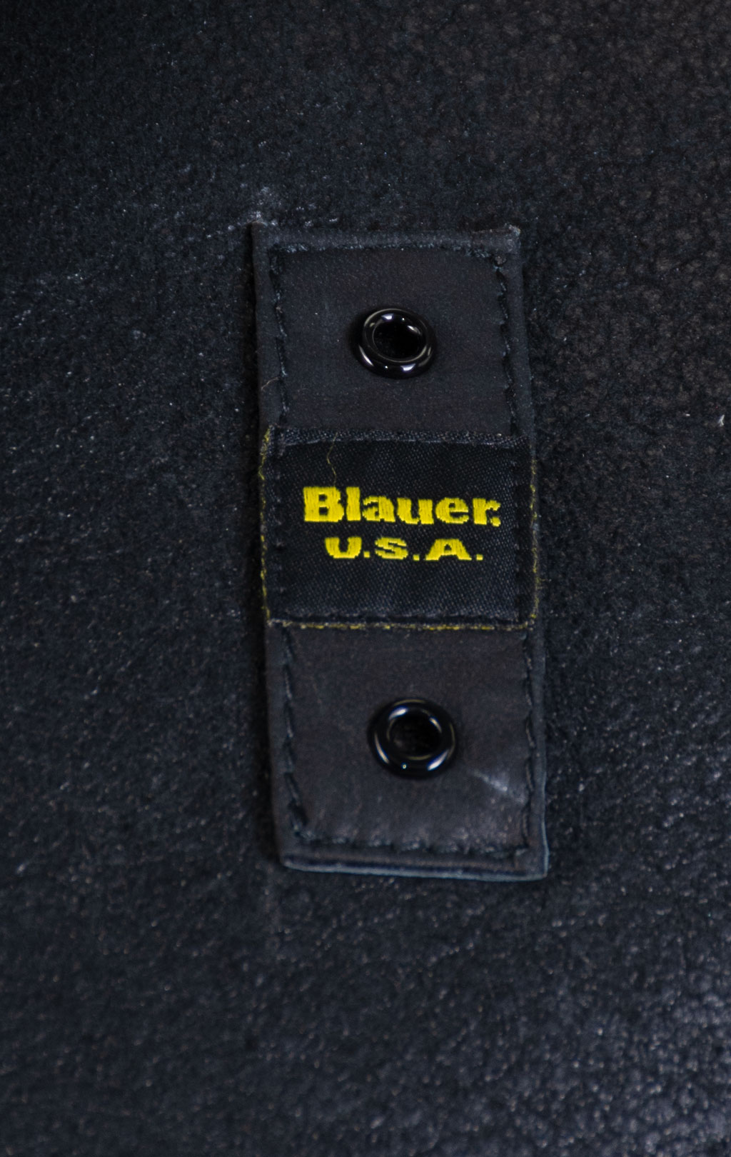 Куртка-пилот пуховая BLAUER FENNER кожа FW 25/26 black (L01333) 