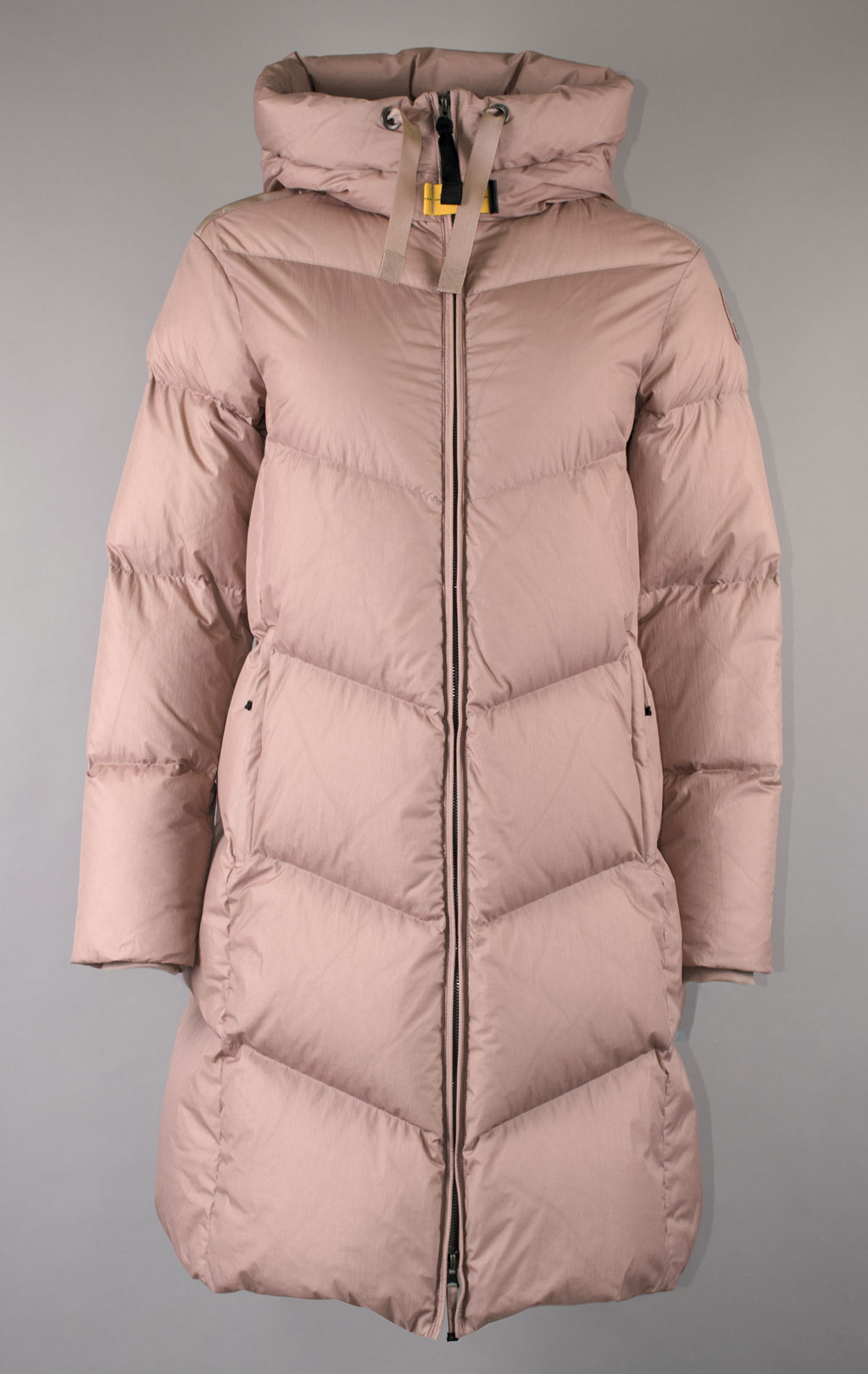 Женское пальто пуховое PARAJUMPERS RINDOU FW 22/23 silver pink 