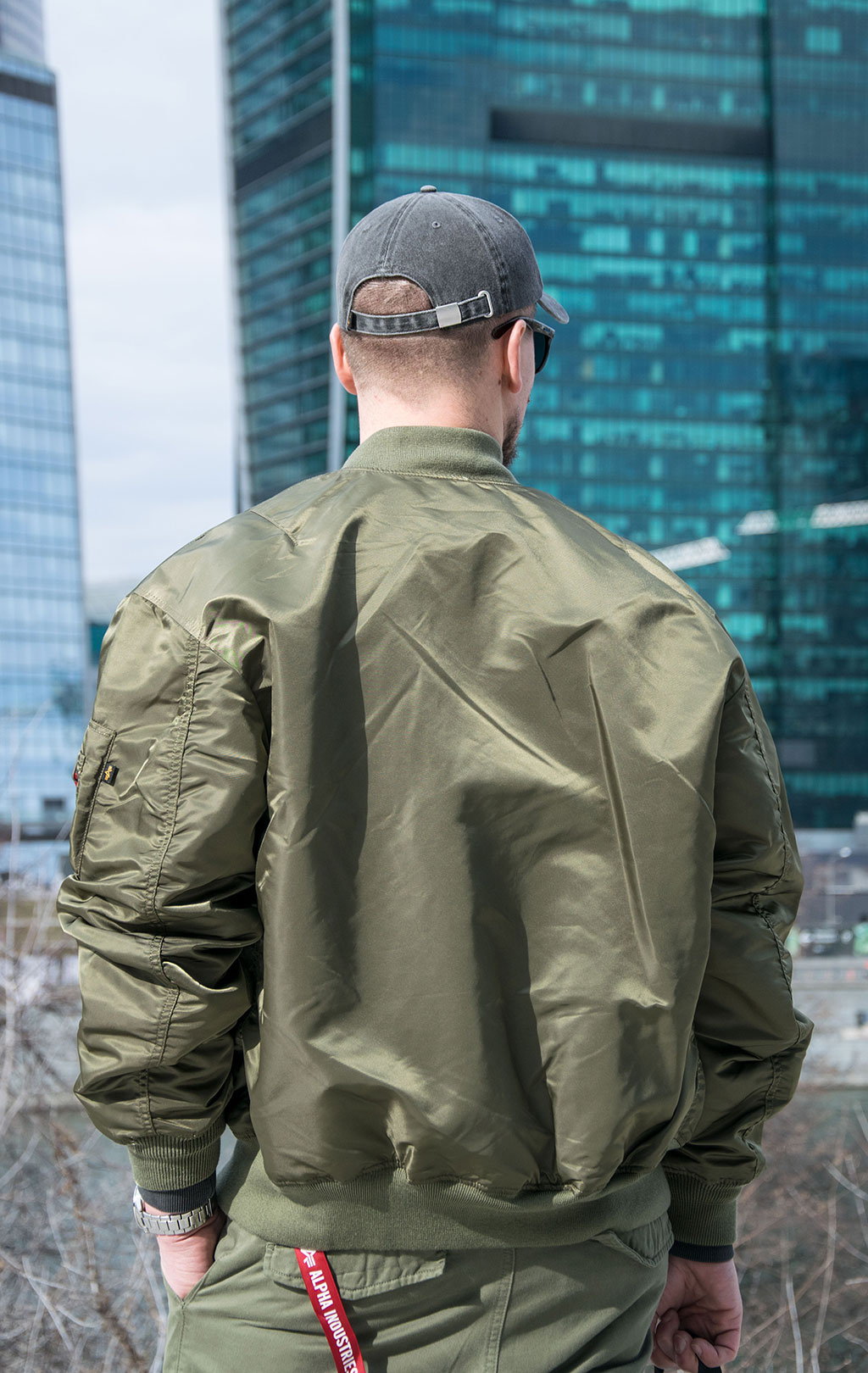 Ветровка ALPHA INDUSTRIES GEN-II FLIGHT JACKET L-2B SS 23 m OG-107 green 