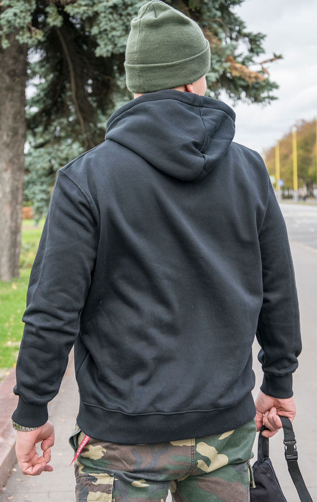 Толстовка ALPHA INDUSTRIES BASIC HOODY big size black 