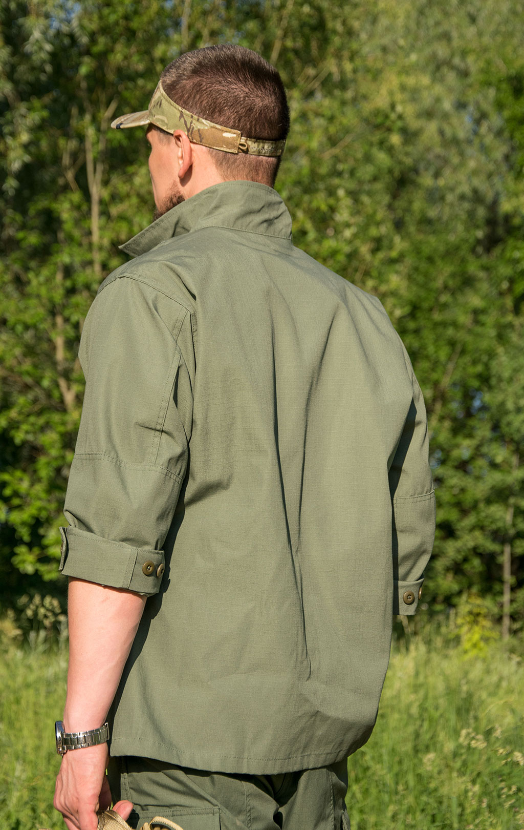 Китель полевой Tru-Spec BDU big size полиэстер Rip-Stop olive 