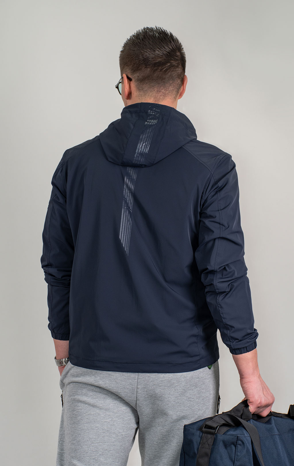 Ветровка AERONAUTICA MILITARE SS 25 m/BD blue navy (AB 2204) 