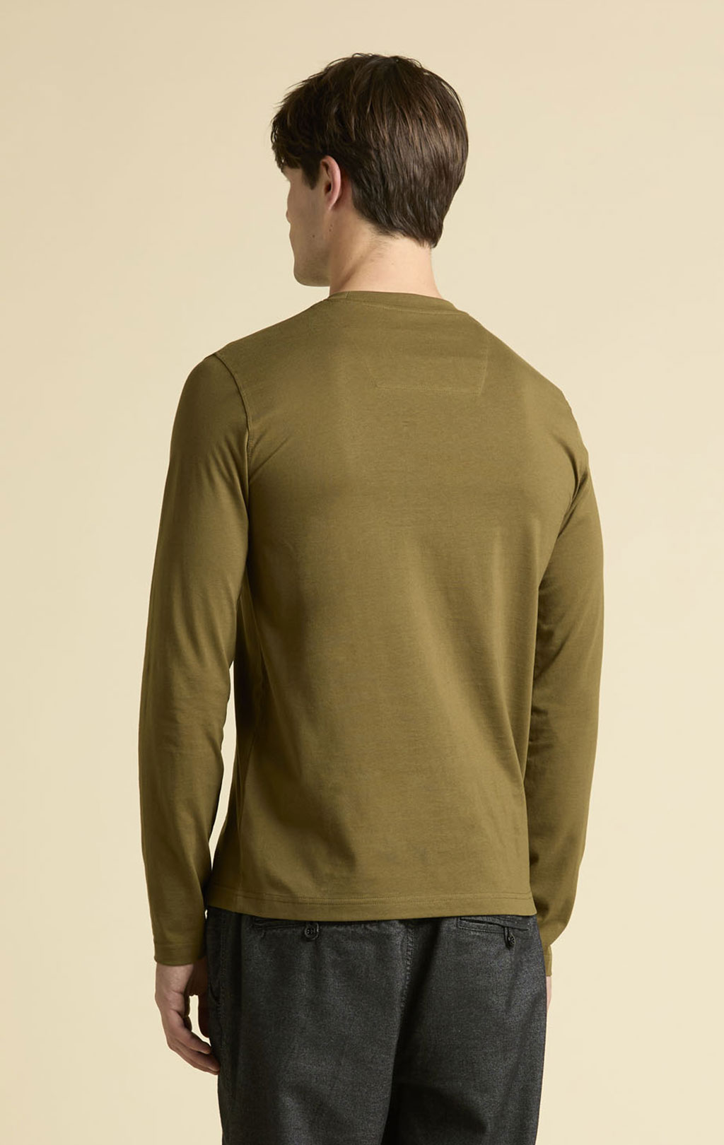 Лонгслив AERONAUTICA MILITARE FW 25/26/BD dark olive (TS 2486)