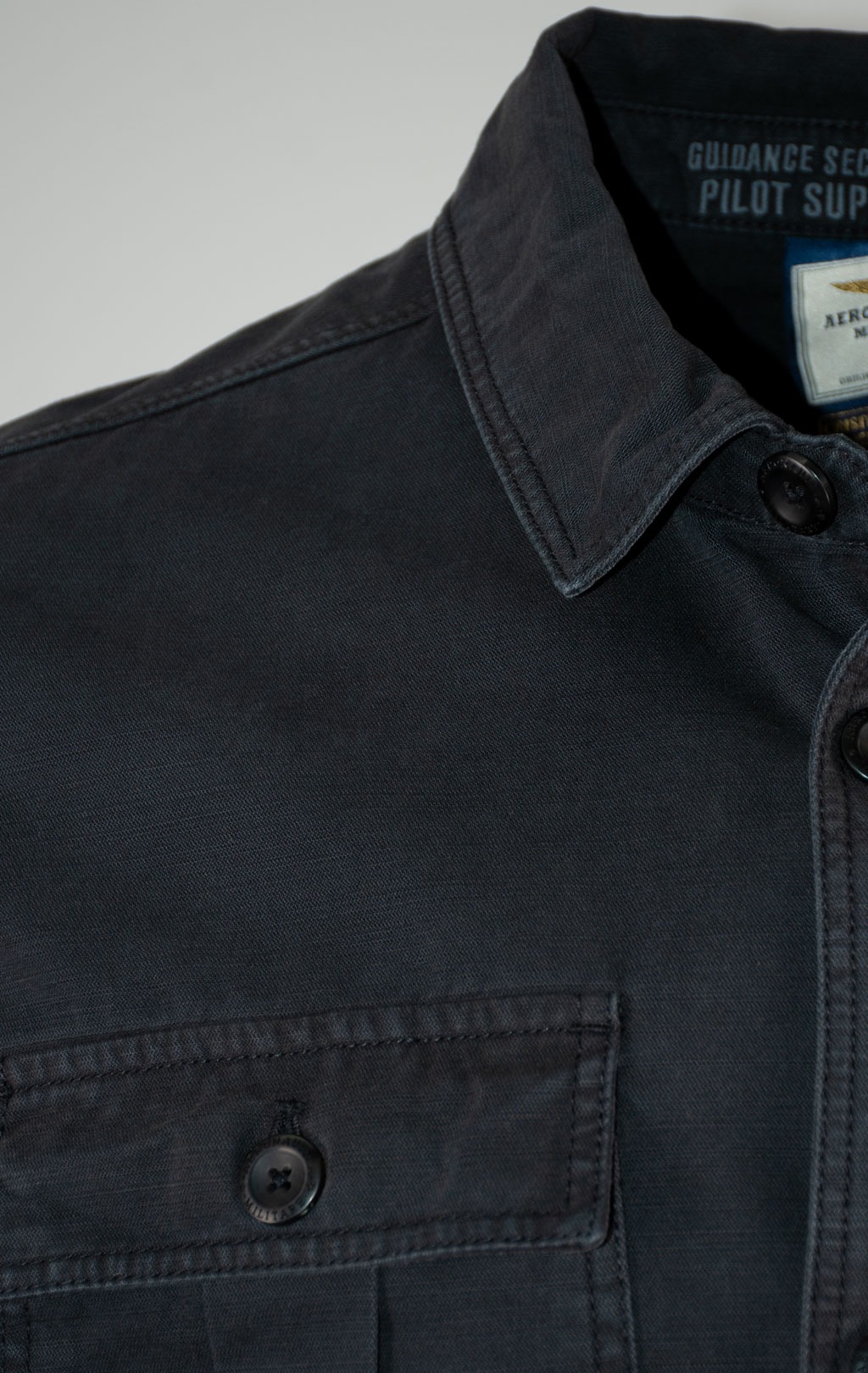 Ветровка AERONAUTICA MILITARE FW 25/26/IN jet black (AC 0036) 