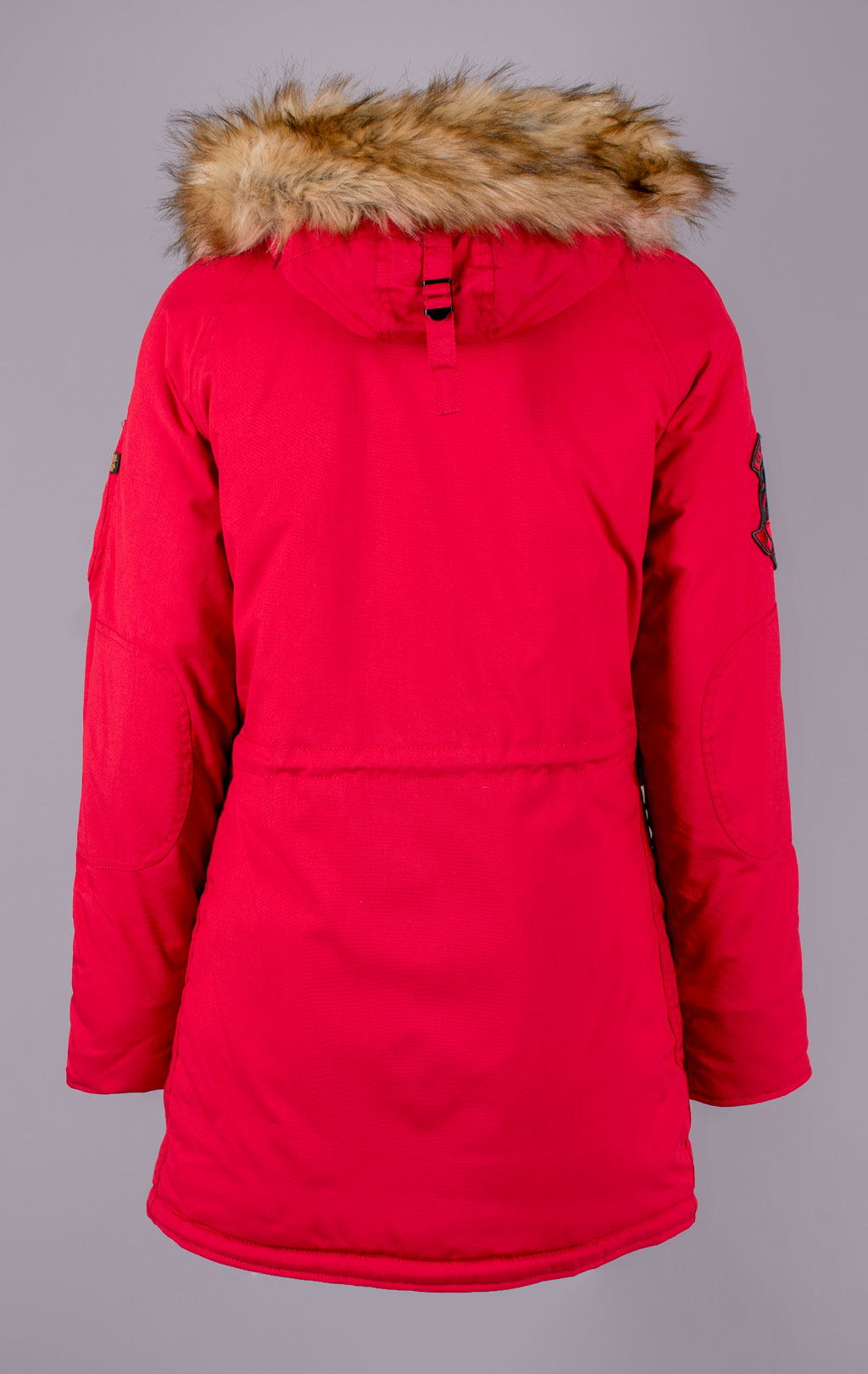 Женская аляска ALPHA INDUSTRIES EXPLORER red speed 