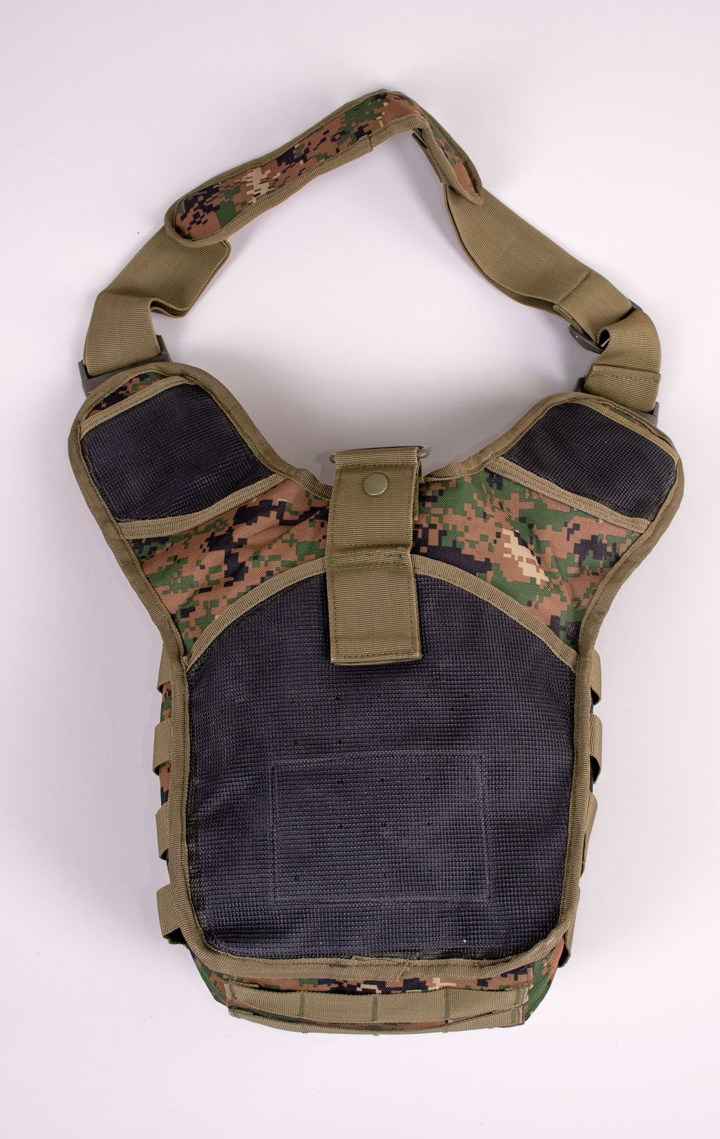 Сумка через плечо тактическая Hausheng SLING MOLLE 25x15x30 digital woodland PK-402 