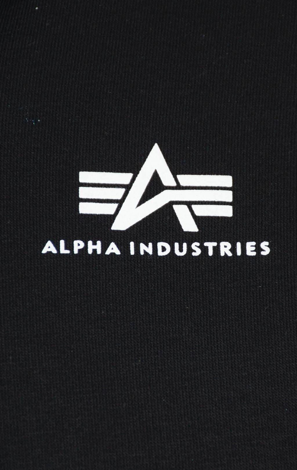 Толстовка ALPHA INDUSTRIES BASIC ZIP HOODY SMALL LOGO black 