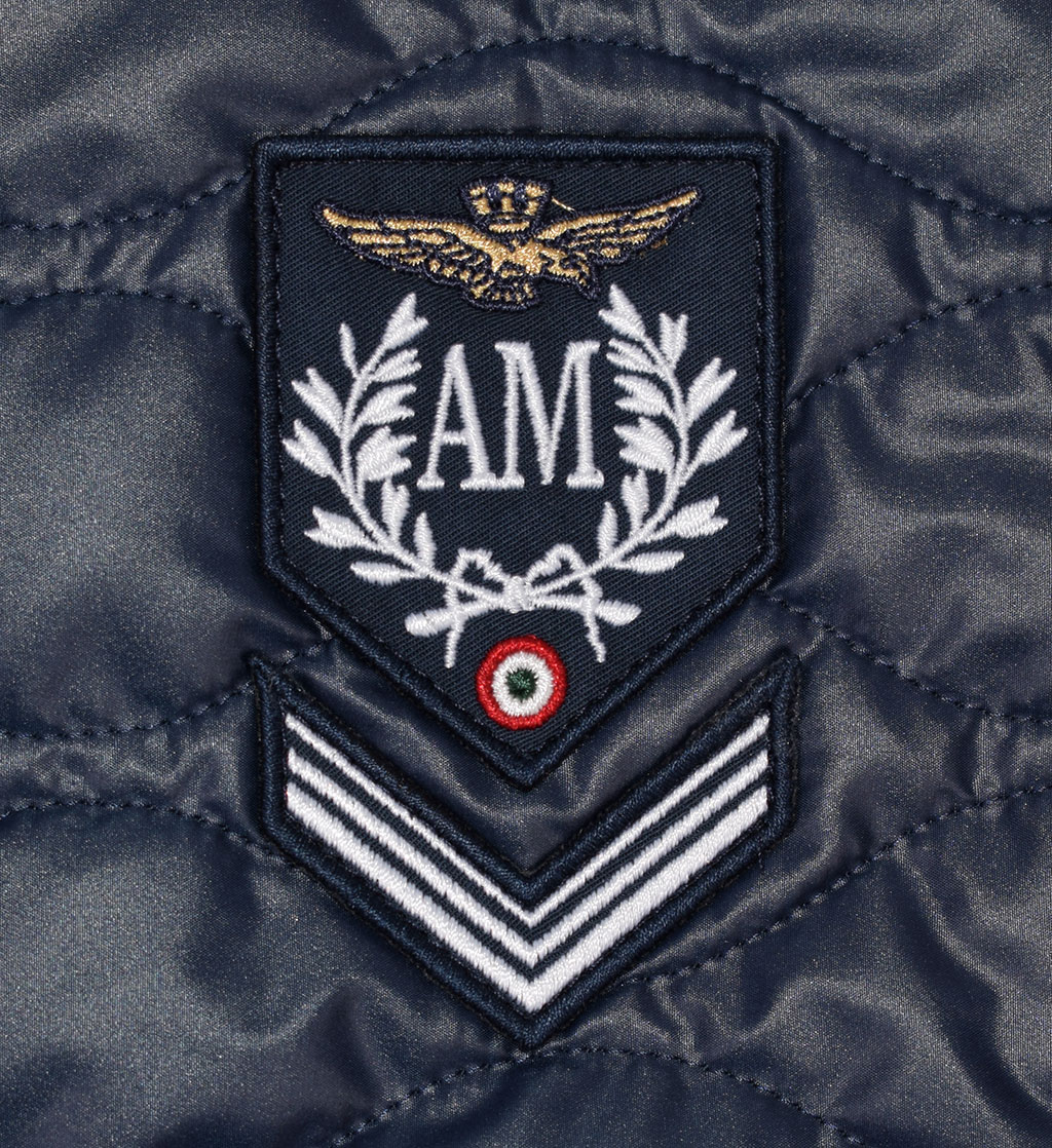 Женская толстовка с капюшоном AERONAUTICA MILITARE SS19 blue navy (AF 369) 