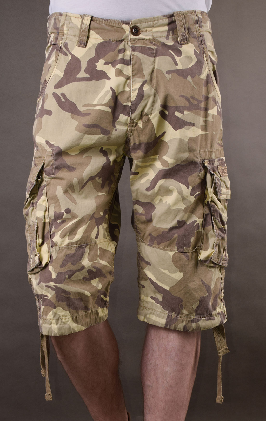 Шорты ALPHA INDUSTRIES JET camo desert 