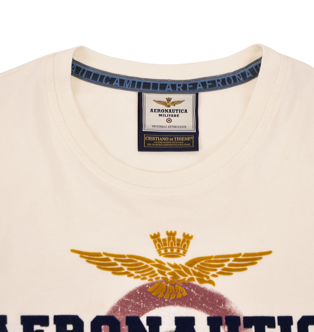 Лонгслив AERONAUTICA MILITARE FW 19/20 naturale (TS 1640) 