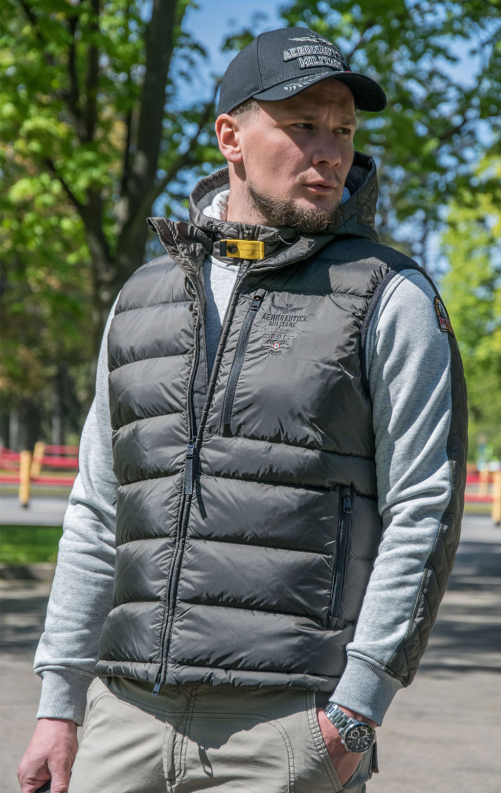 Жилет AERONAUTICA MILITARE FW 20/21/CN jet black (AB 1894) 