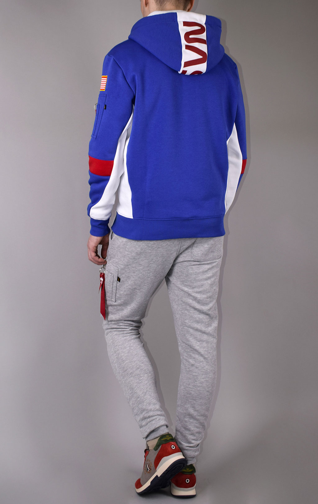 Толстовка ALPHA INDUSTRIES NASA SPACE CAMP HOODY nautical blue 