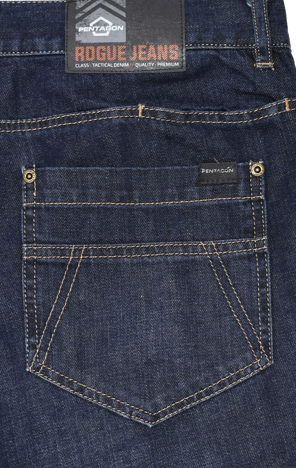 Джинсы тактические Pentagon ROGUE JEANS хлопок blue indigo 05028 