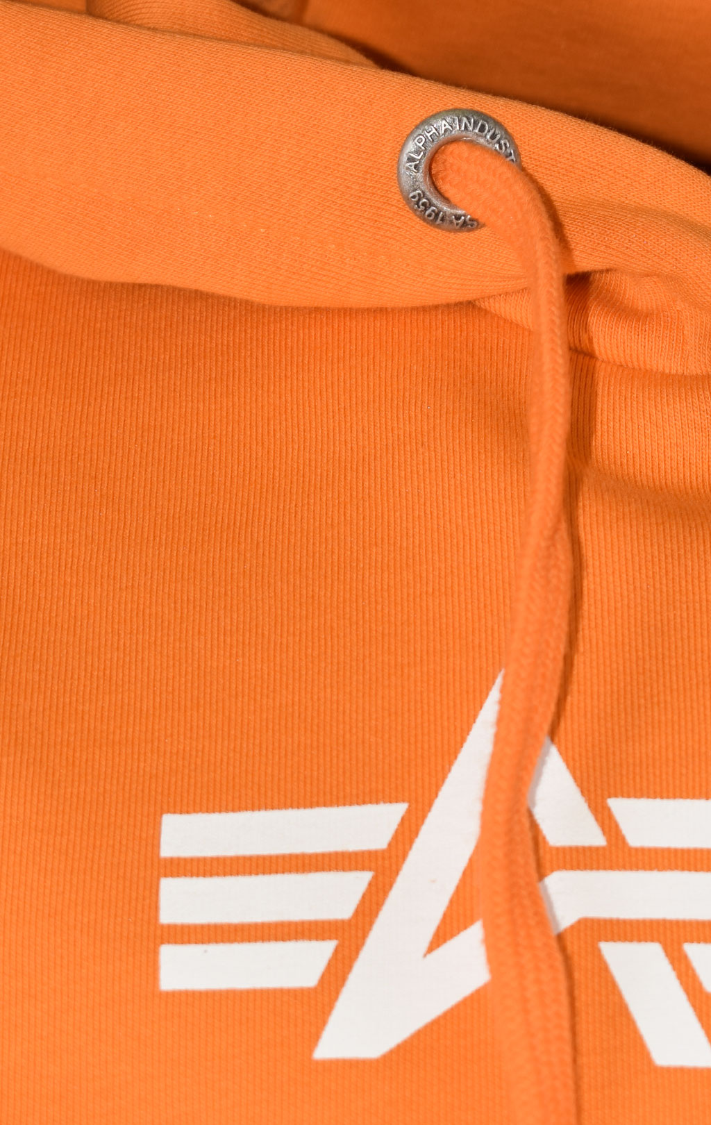 Толстовка ALPHA INDUSTRIES ALPHA LABEL HOODY Alpha orange 