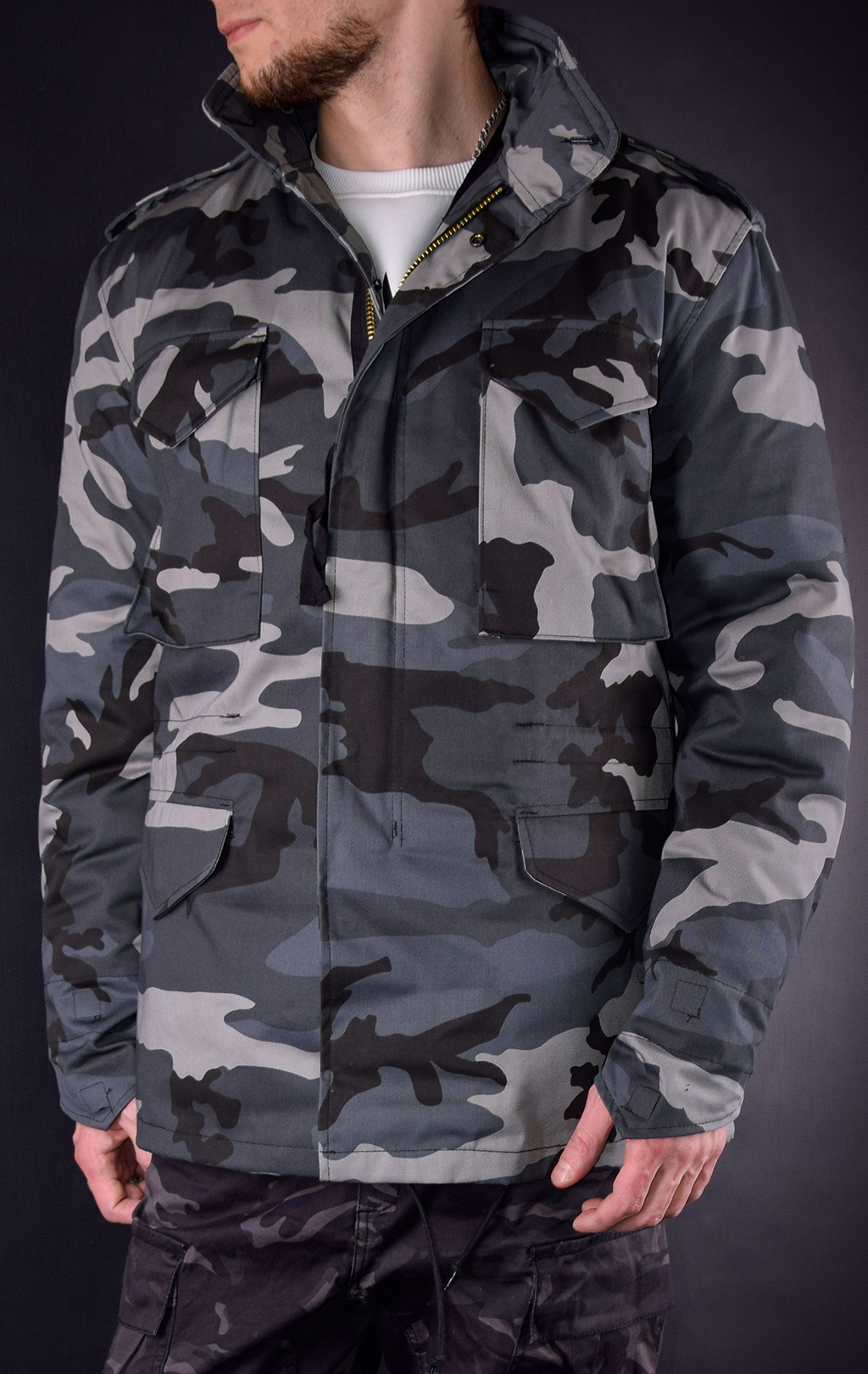 Куртка Mil-Tec CLASSIC M-65 с подстёжкой dark camo 
