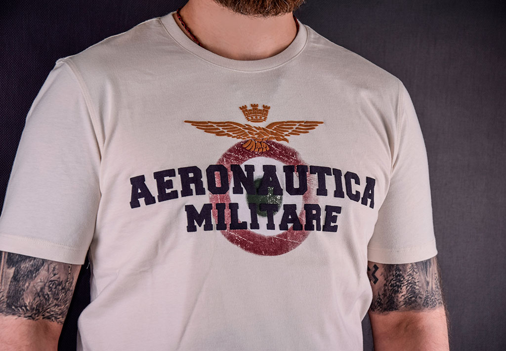 Футболка AERONAUTICA MILITARE SS 19/PT sabbia (TS 1617) 