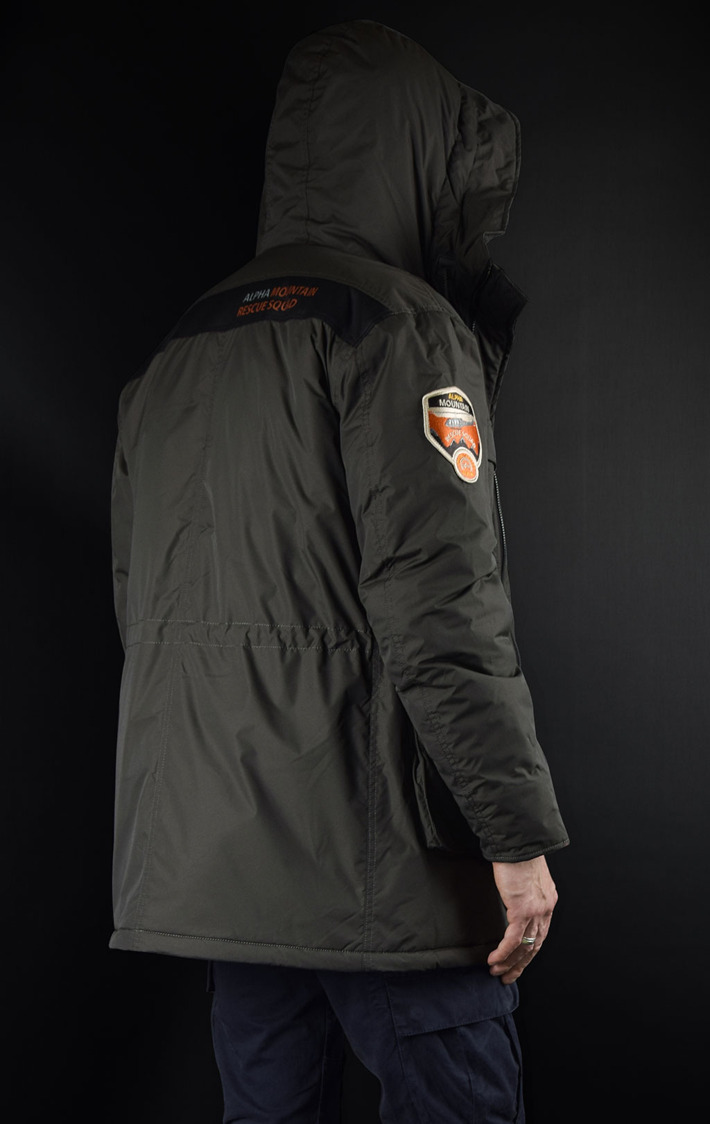 Куртка ALPHA INDUSTRIES MOUNTAIN ALL WEATHER JACKET greyblack 