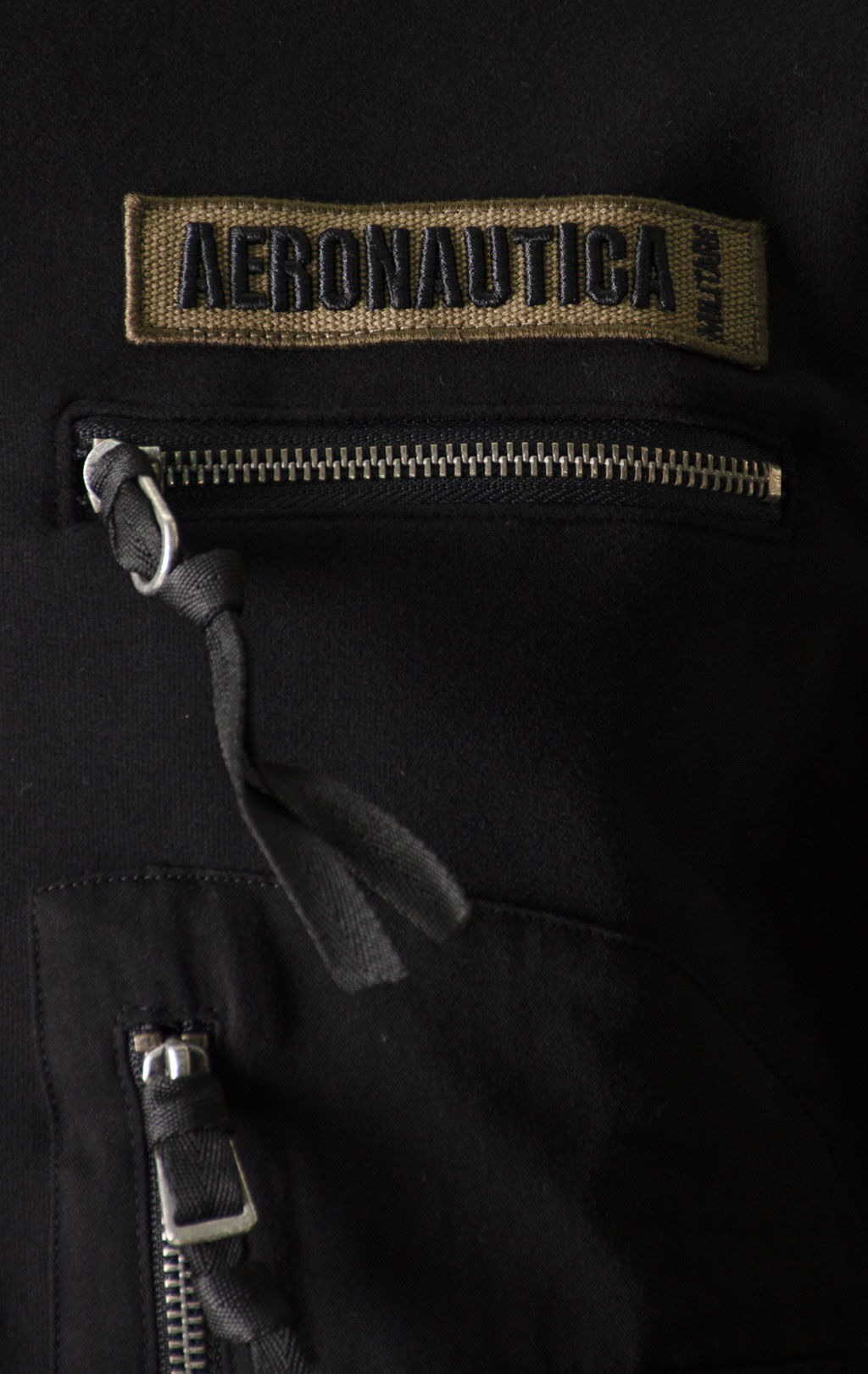 Олимпийка AERONAUTICA MILITARE big size FW 25/26/TR jet black (FE 2069) 