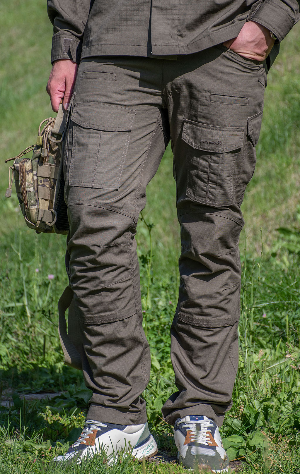 Брюки тактические Pentagon LYCOS big size хлопок35%/полиэстер65% Rip-Stop ranger green 06RG 05043 