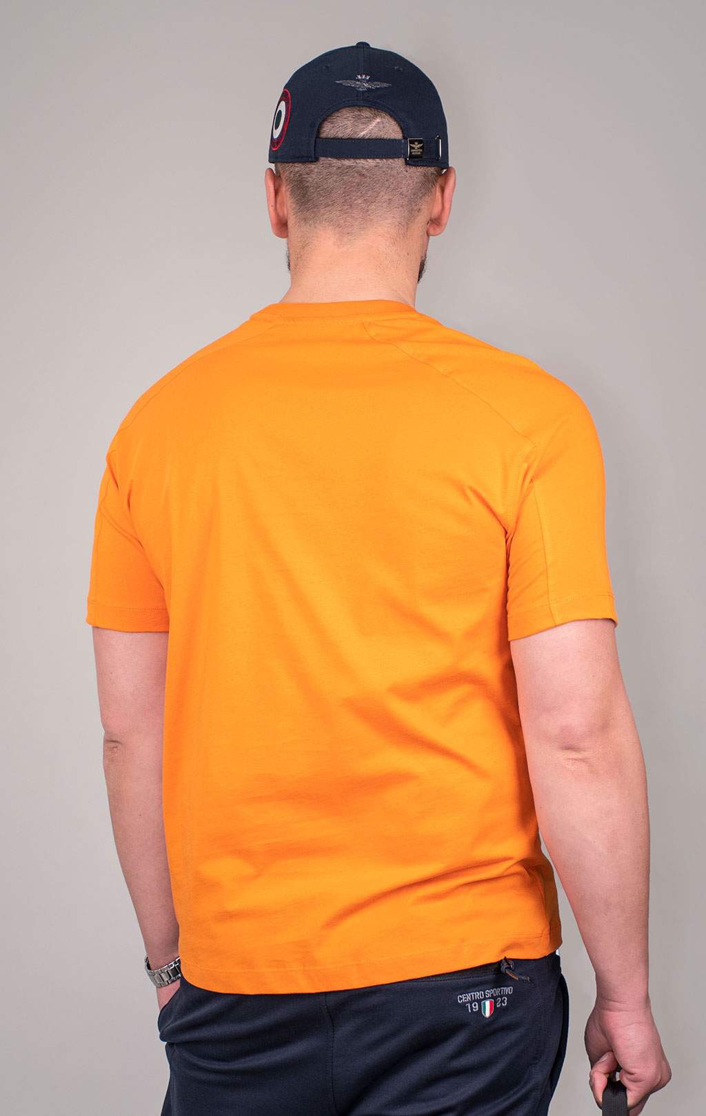 Футболка AERONAUTICA MILITARE SS 24/TR carrot orange (TS 2207) 