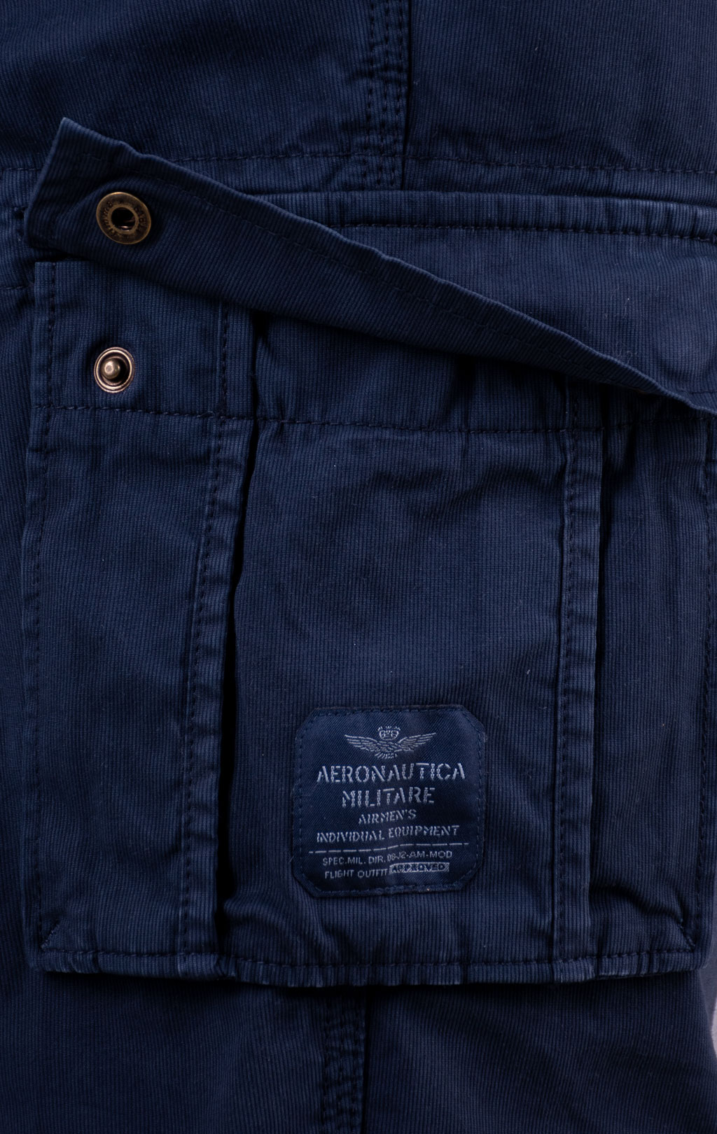 Брюки-карго AERONAUTICA MILITARE big size SS 26/AL blue navy (PA 1329) 