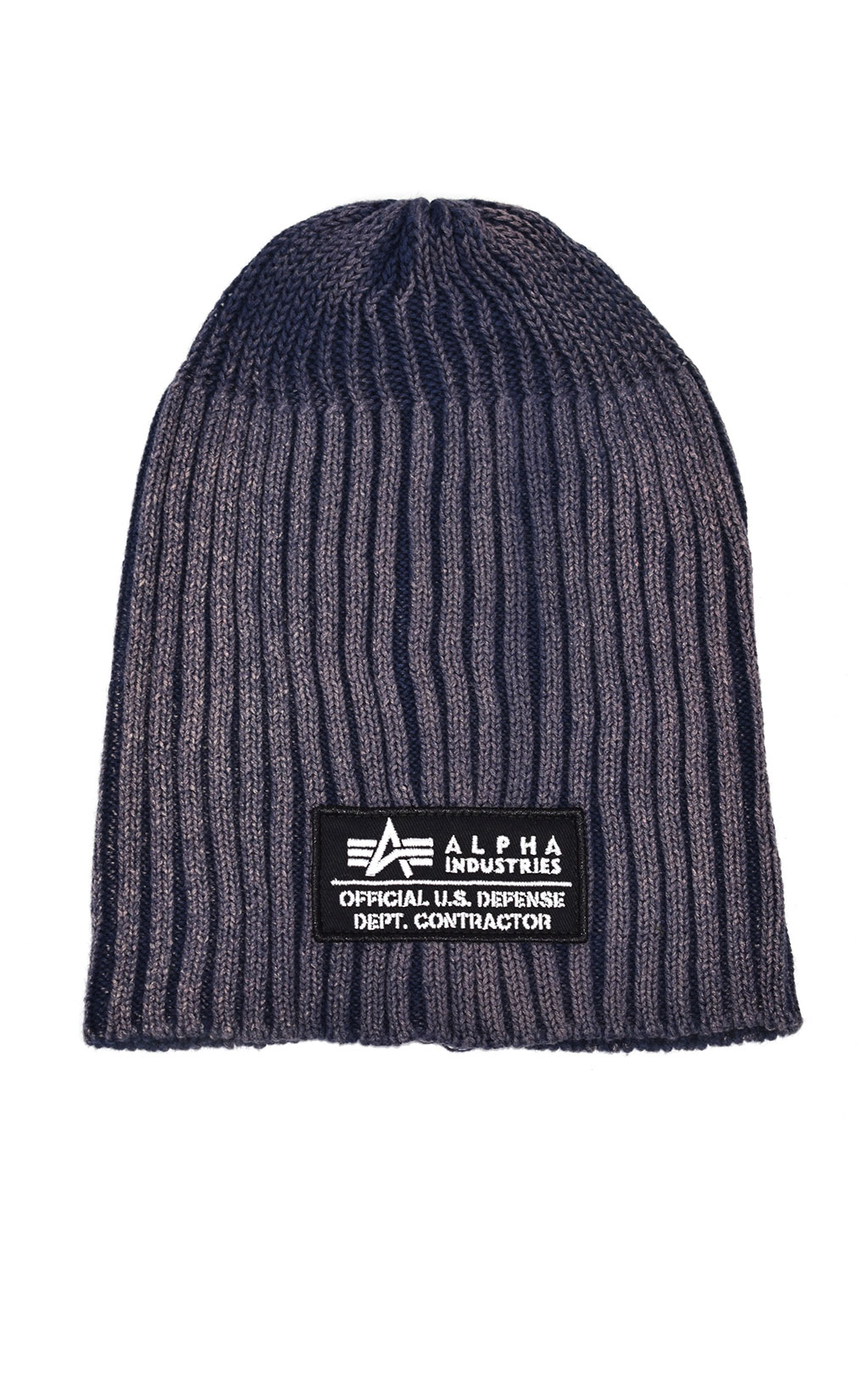 Шапка ALPHA INDUSTRIES HEAVY RIB BEANIE II rep. blue 