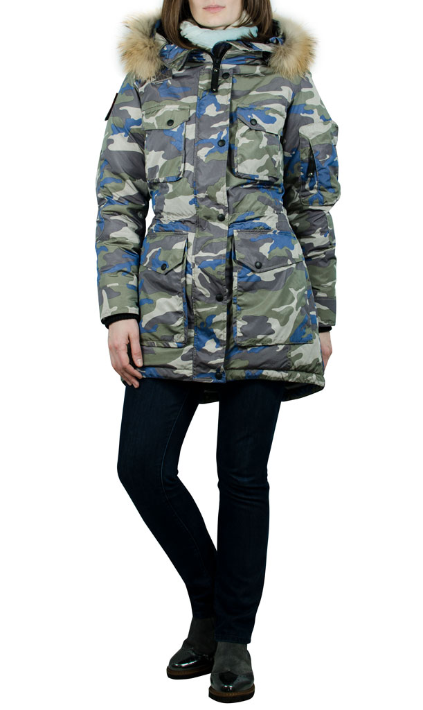 Женский пуховик ARCTIC EXPLORER UMI camo 