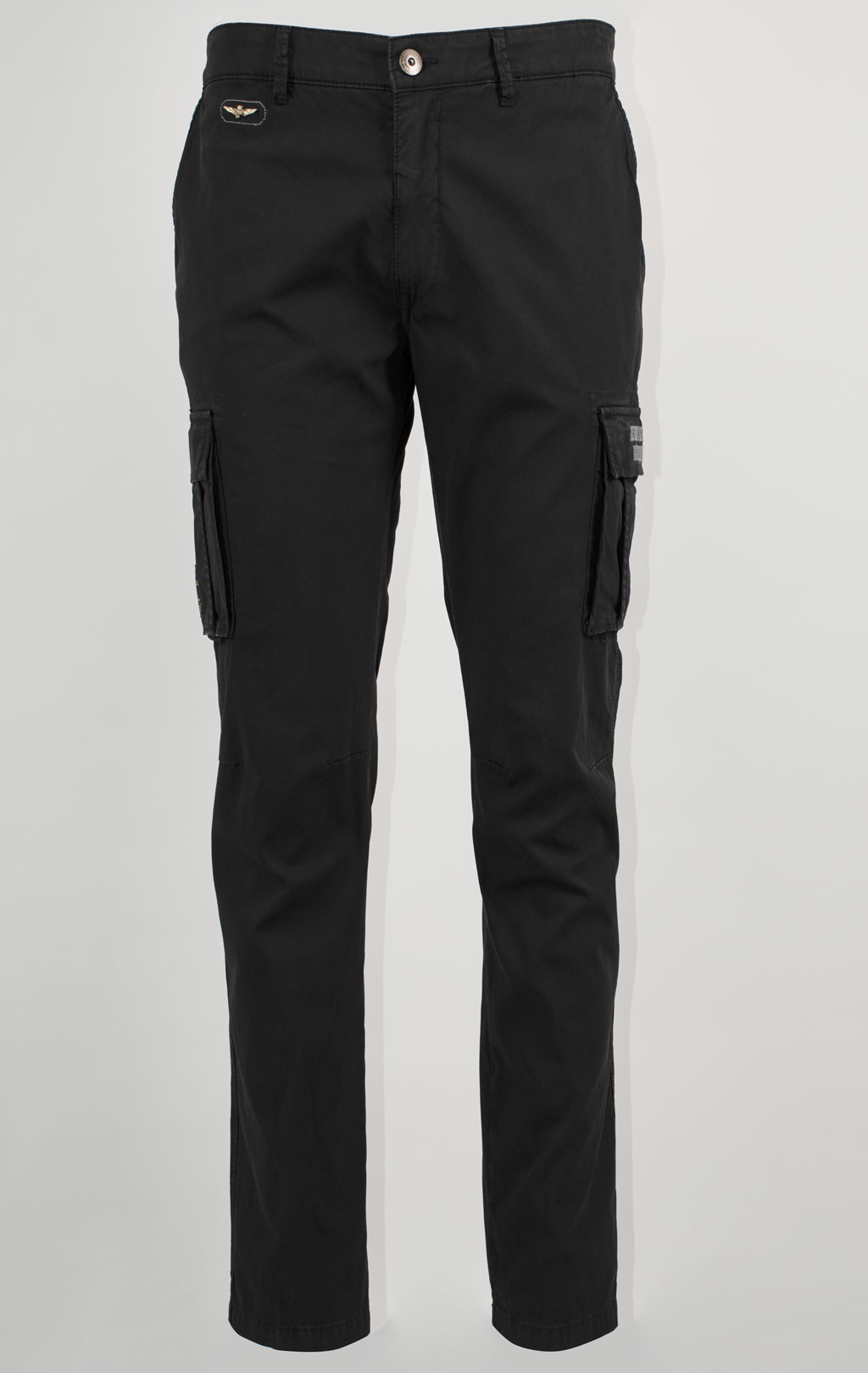 Брюки-карго AERONAUTICA MILITARE SS 25 m/AL black washed (PA 1329) 