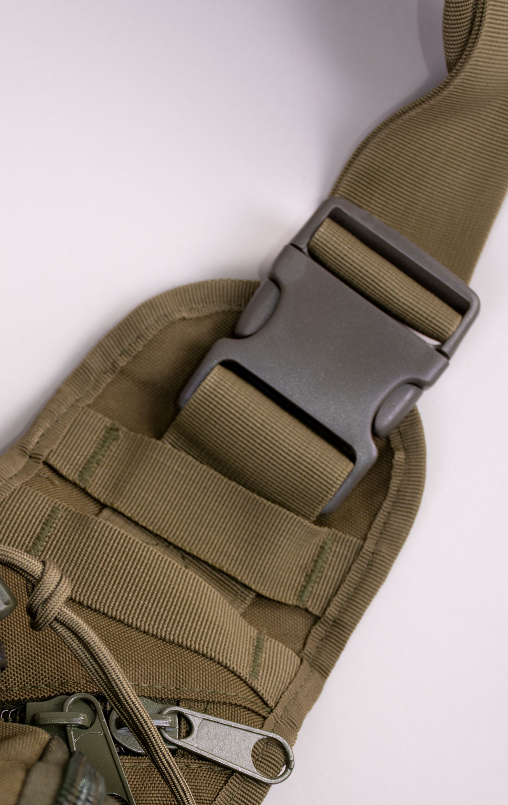 Сумка через плечо тактическая Hausheng SLING MOLLE 25x15x30 green PK-402 
