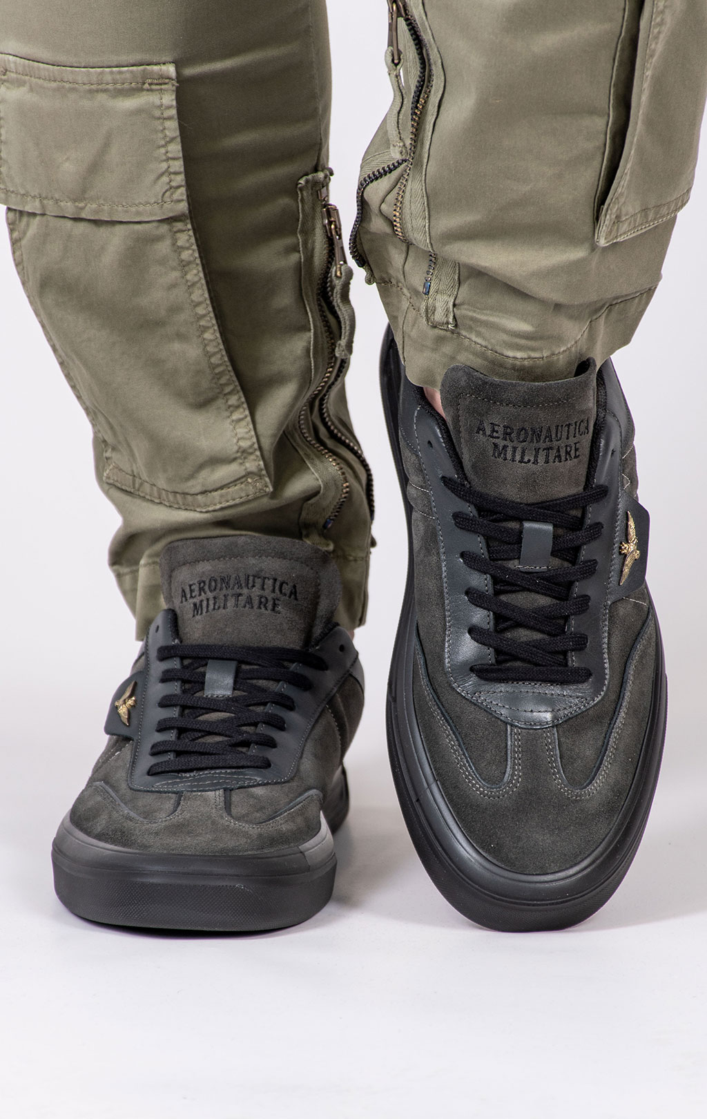 Сникеры AERONAUTICA MILITARE SS 25 m/PT nero (SC 264) 