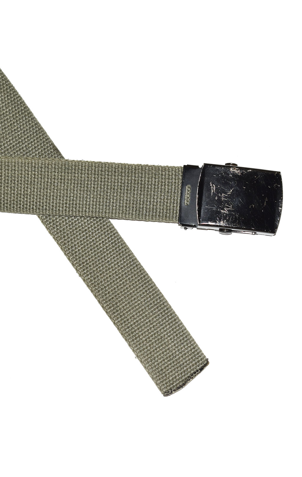 Ремень брючный брезент black buckle olive б/у Голландия