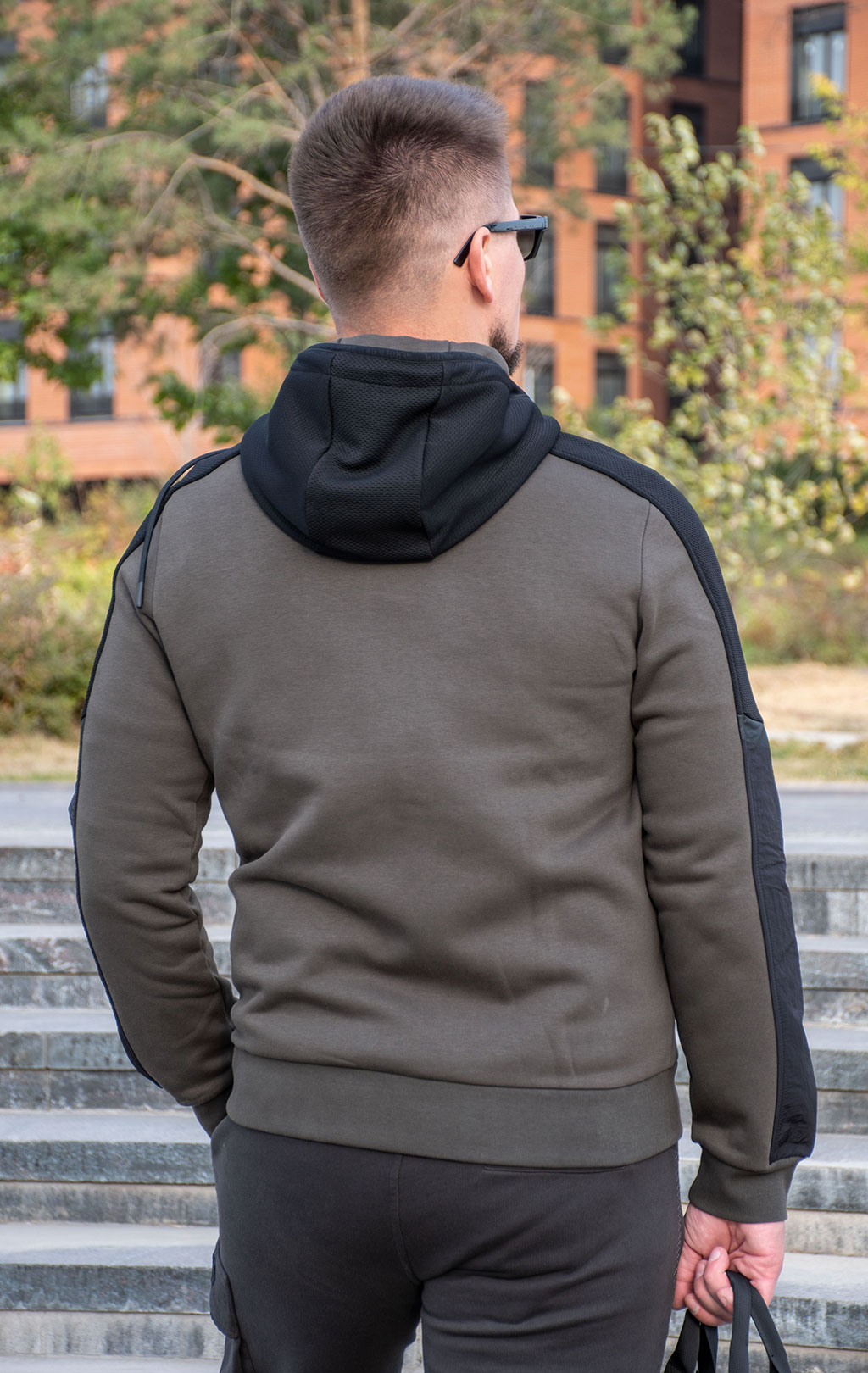 Толстовка с капюшоном AERONAUTICA MILITARE FW 24/25/IT dark musk (AF 496) 